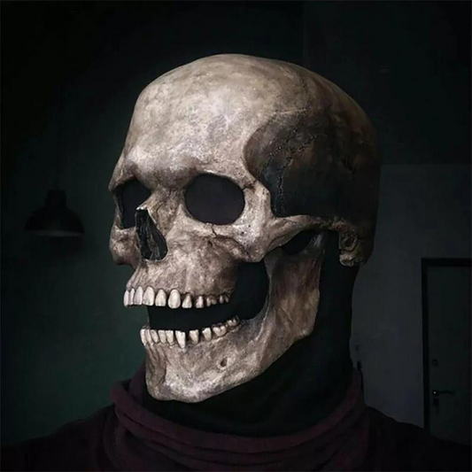 Jaw Movable Skull Mask - Biochemical Latex
