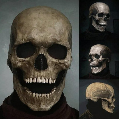 Jaw Movable Skull Mask - Biochemical Latex